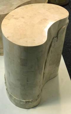 Maitland Smith Modern Kidney Shape End Tables - 881037