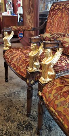 Maitland Smith Pair of Egyptian Revival Armchairs - 2021680