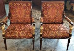 Maitland Smith Pair of Egyptian Revival Armchairs - 2021681