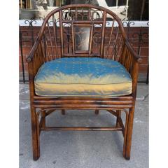Maitland Smith Pair of Maitlaind Smith Chinoiserie Bamboo Arm Chairs - 4264786