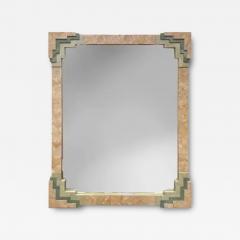 Maitland Smith Post modern Tessellated Stone Mirror Maitland Smith Attributed - 3930892