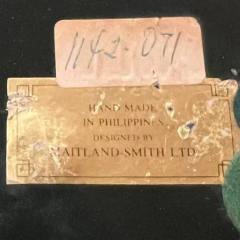 Maitland Smith Rare Vintage Maitland Smith Faux Malachite Treasure Box in the Form of an Apple - 3511378