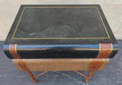 Maitland Smith Signed Maitland Smith Marble Faux Bois Stacked Books Trunk or End Table 1980s - 3208647