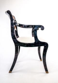 Maitland Smith Tessellated Horn Chair by Maitland Smith circa 1980s - 4704069
