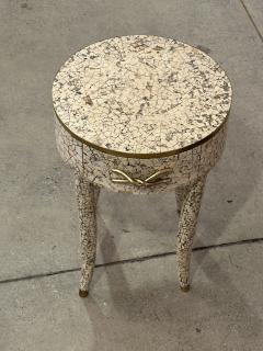 Maitland Smith Tessellated Stone Accent Table - 3988037