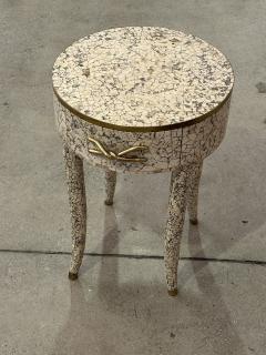 Maitland Smith Tessellated Stone Accent Table - 3988040