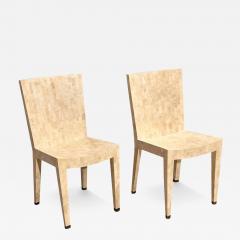 Maitland Smith Tessellated Stone Side Chairs 1960 - 4014688