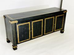 Maitland Smith Tessellated Stone and Brass Sideboard Credenza 1970 - 3066432