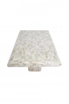 Maitland Smith Tessellated Travertine Dining Table 1970 s - 1632212