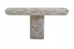 Maitland Smith Tessellated Travertine Dining Table 1970 s - 1632214