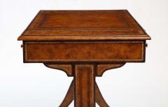 Maitland Smith Tooled Leather Covered Games Table - 2829047