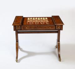 Maitland Smith Tooled Leather Covered Games Table - 2829074