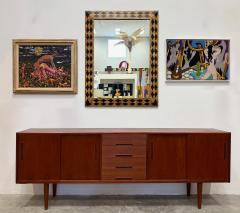 Maitland Smith Vintage Maitland Smith Harlequin Inlaid Coconut Shell Mirror - 4385822