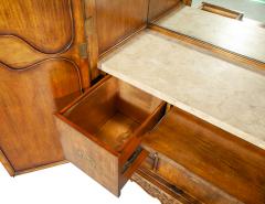 Maitland Smith Walnut Armoire Bar Cabinet by Maitland Smith - 4489514