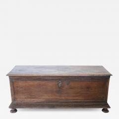Majestic 17th Century Italian Solid Walnut Antique Blanket Chest - 3182938