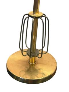 Majestic Lamp company MID CENTURY PAIR OF BRASS BLACK ENAMEL CAGE ACCENT LAMPS - 4470300