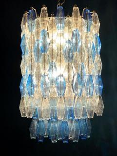 Majestic Murano Glass Sapphire Colored Poliedri Chandelier - 2353160
