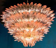 Majestic Pink Murano Palmette Chandelier - 3714410