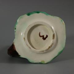 Majolica Frog on Lily Pad Jug Pitcher - 3486018
