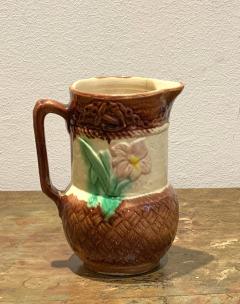 Majolica Pitcher with Flowers - 2001099
