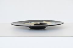 Makora Krosno large fruit bowl in glass Poland 1970 - 4148955