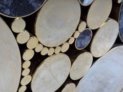 Malabar Polished Brass Marble Wanderlust Console Portugal 21st c  - 4439220