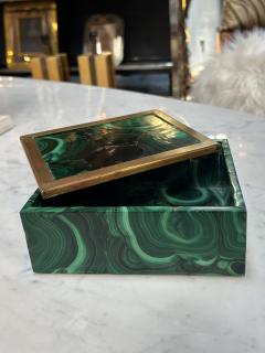 Malachite Decorative Box 1970s - 4116430