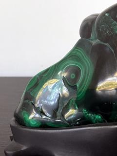 Malachite Rock Specimen on Display Stand as a Viewing Stone - 2773679