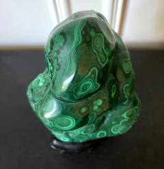 Malachite Rock on Display Stand as a Chinese Scholar Stone - 2815844