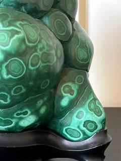Malachite Rock on Display Stand as a Chinese Scholar Stone - 2815853