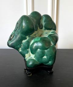 Malachite Rock on Display Stand as a Viewing Stone - 2773714