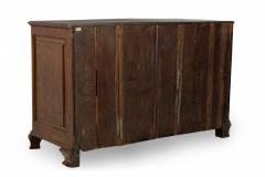 Maltese Continental Rosewood and Brass Inlaid Serpentine Commode - 4169428