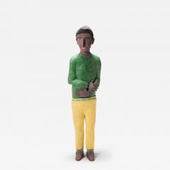 Man in Green Shirt by Allan Winkler - 4168526