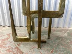 Manfred Bergmesiter 1960s Large Gilt Bronze Brutalist Candelabra by Manfred Bergmeister - 3922028