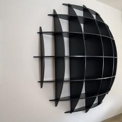 Manfredo Massironi Late 20th Century Tyko Black Lacquered Wood Bookshelf by Manfredo Massironi - 1930497