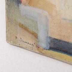 Manierre Dawson Manierre Dawson American 1887 1969 Abstract oil painting on canvas C 1930  - 3697487