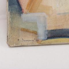 Manierre Dawson Manierre Dawson American 1887 1969 Abstract oil painting on canvas C 1930  - 3697489