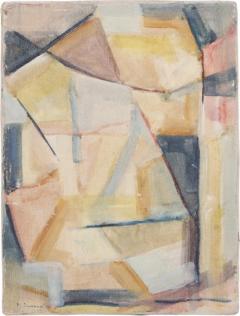 Manierre Dawson Manierre Dawson American 1887 1969 Abstract oil painting on canvas C 1930  - 3697573