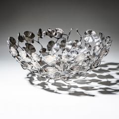 Mann Singh Silver Plated Bowl Model Kachnar II by Mann Singh for Driade Italy - 4680916
