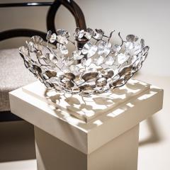 Mann Singh Silver Plated Bowl Model Kachnar II by Mann Singh for Driade Italy - 4680929