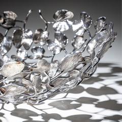 Mann Singh Silver Plated Bowl Model Kachnar II by Mann Singh for Driade Italy - 4680935