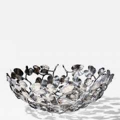 Mann Singh Silver Plated Bowl Model Kachnar II by Mann Singh for Driade Italy - 4681154