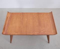 Manuel Barbero Spanish Modernist Pagoda Coffee or Side Table in Oak by Manuel Barbero 1953 - 594951