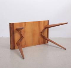 Manuel Barbero Spanish Modernist Pagoda Coffee or Side Table in Oak by Manuel Barbero 1953 - 594952