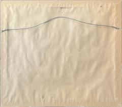 Manuel Mendive Vintage Mixed Media Abstract Painting by Manuel Mendive Signed Dated 92 - 4506739