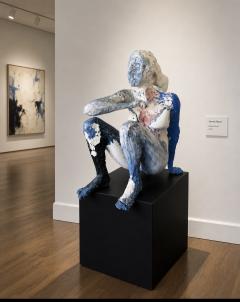 Manuel Neri MANUEL NERI 1930 2021 Blue Blond 1979 Painted Plaster 33 x 26 x 26 inches - 4626568