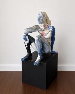 Manuel Neri MANUEL NERI 1930 2021 Blue Blond 1979 Painted Plaster 33 x 26 x 26 inches - 4626591