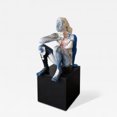 Manuel Neri MANUEL NERI 1930 2021 Blue Blond 1979 Painted Plaster 33 x 26 x 26 inches - 4626975