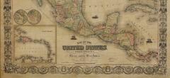 Map of the United States with its Territories also Mexico and the West Indies - 4132103