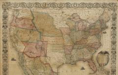 Map of the United States with its Territories also Mexico and the West Indies - 4132104